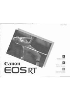 Canon EOS RT manual. Camera Instructions.